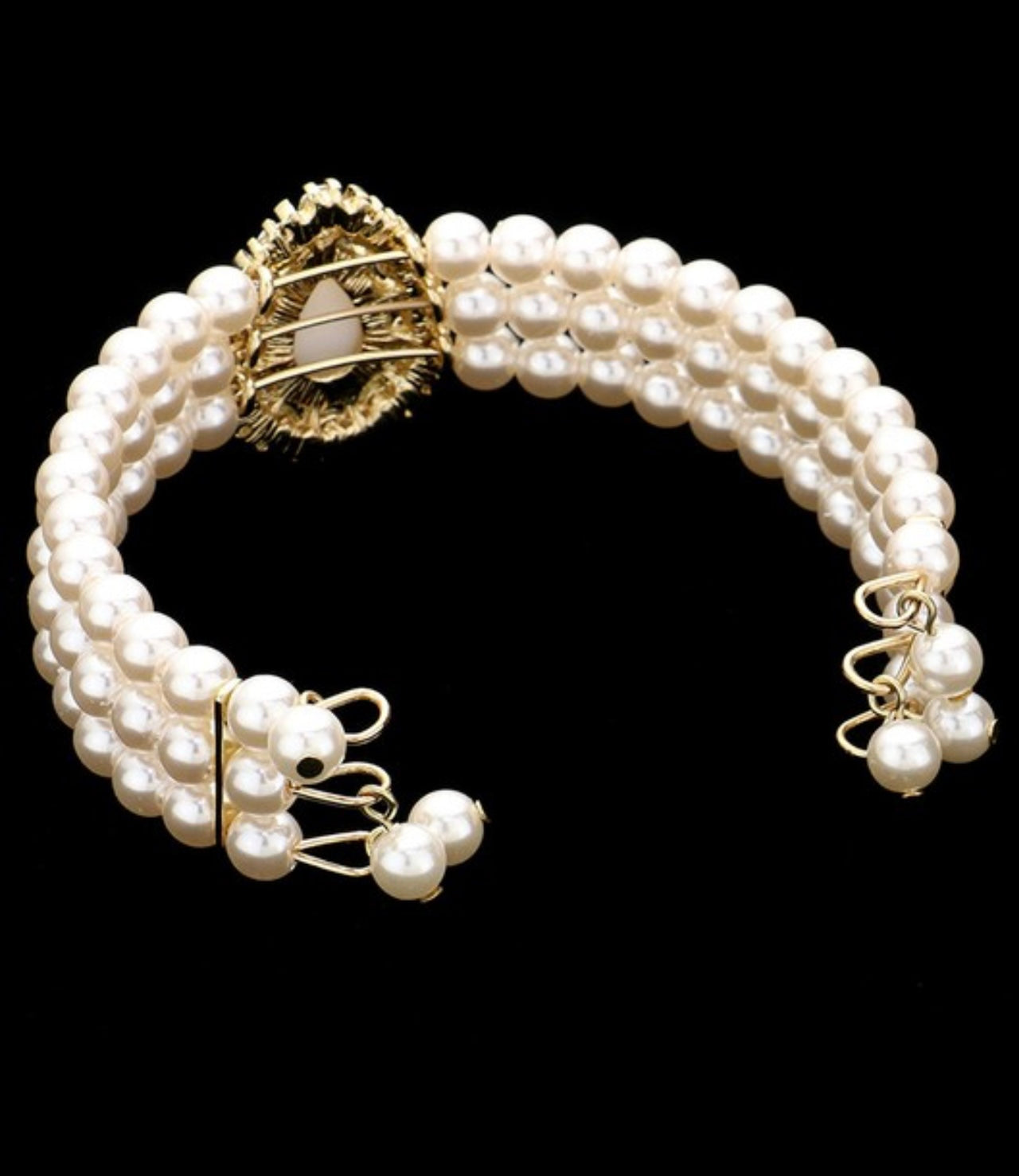 Teardrop Pearl Necklace Set